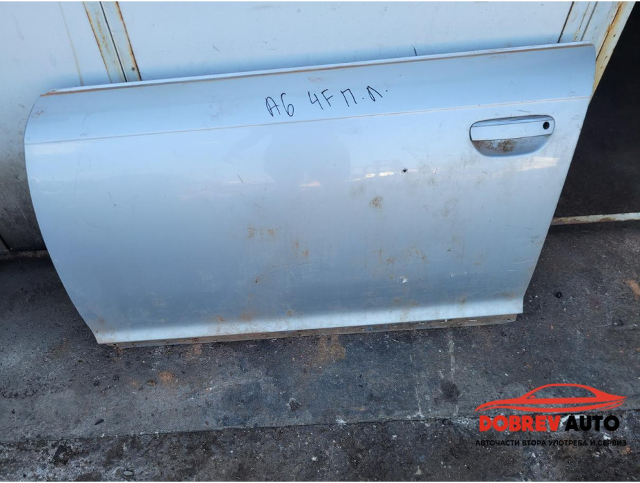 Врата (предна лява - сребриста) за Audi A6 C6 (4F)