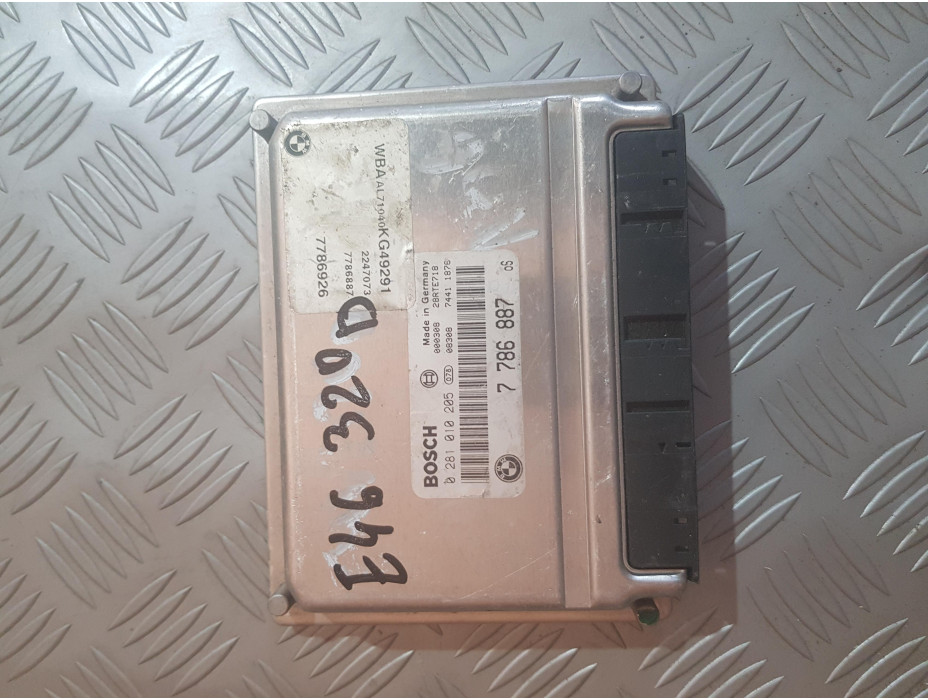 Компютър за двигател за BMW 320d 136hp E46 Компютър за двигател за BMW 320d 136hp E46