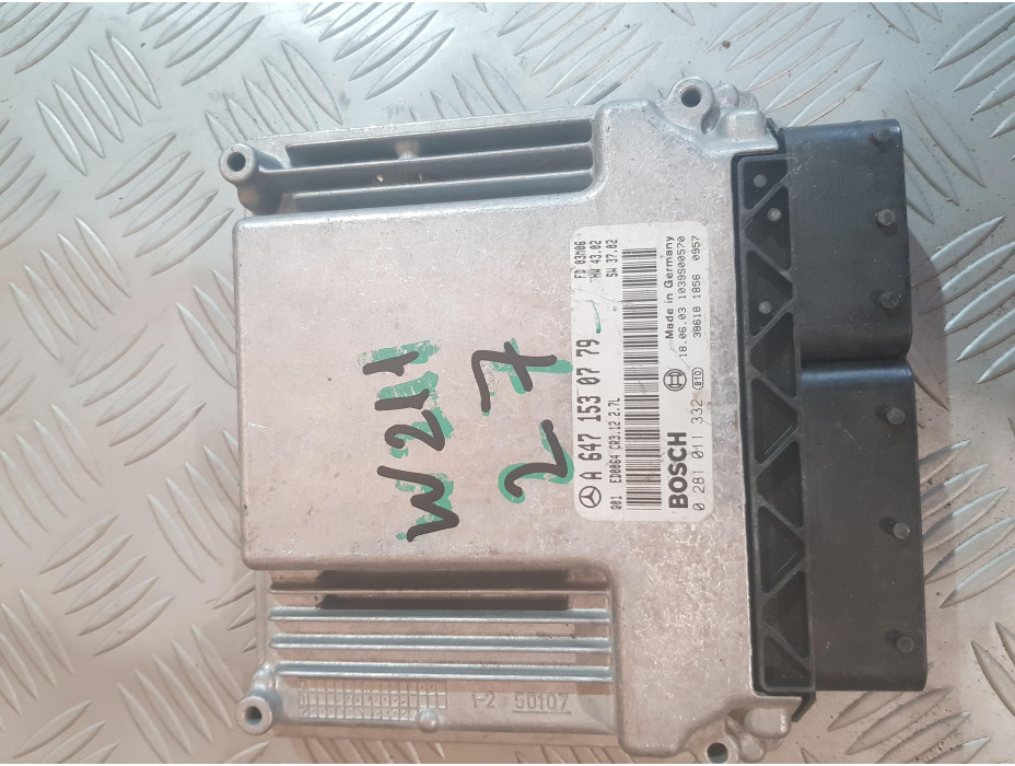 Компютър за двигател за Mercedes E270 CDI 177hp W211 Компютър за двигател за Mercedes E270 CDI 177hp W211