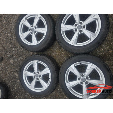 Лети джанти със зимни гуми Bridgestone 19" за Audi A6 C8 (4K) 5x112, 8J, 66.5, ET39, 225x55x18"