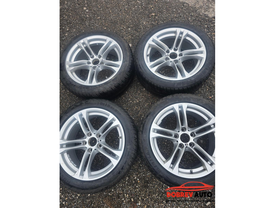 Лети джанти със зимни гуми GoodYear 18" 245x45x18, 8J, 5x120, 66.5 за BMW F10