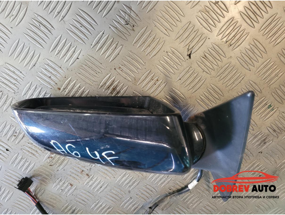 Ляво огледало (черно) за Audi A6 C6 (4F)