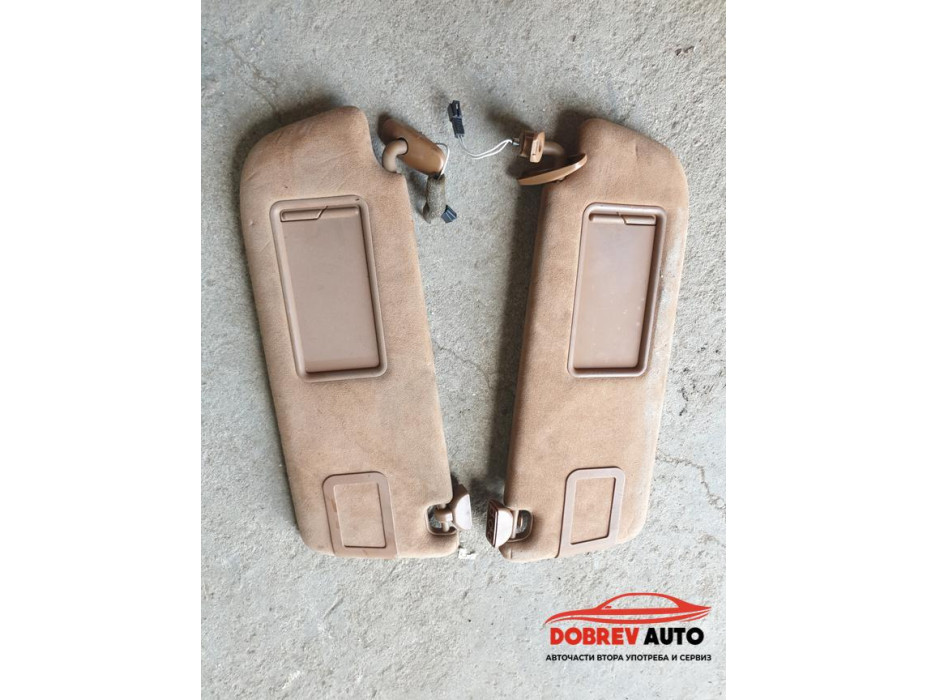 Сенници (кафява алкантара) за Audi A8 D3