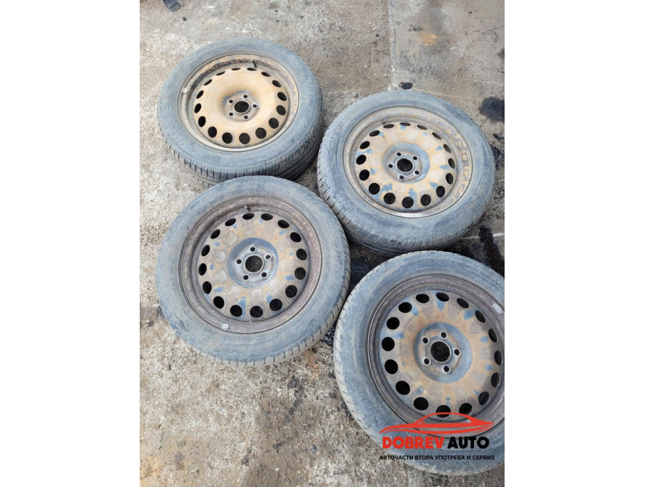 Стоманени джанти 16" (с летни гуми) за VW Golf MK4 Стоманени джанти 16" (с летни гуми) за VW Golf MK4